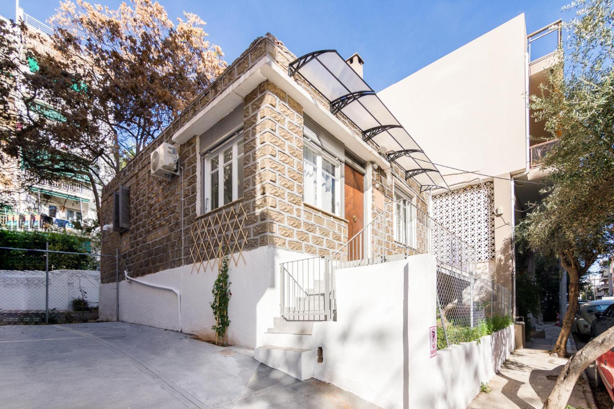 Apartamento Great House W/ Private Parking Atenas Exterior foto